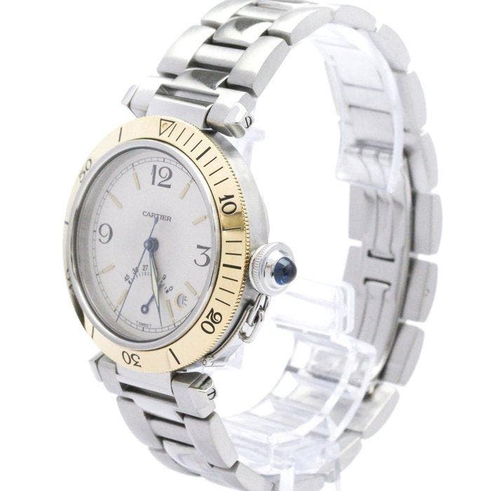 Cartier - Pasha 38 - W31012H3 - Heren - 2000-2010, Handtassen en Accessoires, Horloges | Heren
