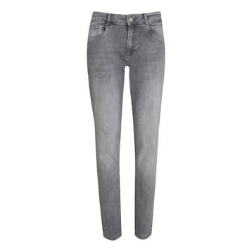 Para Mi • grijze Bowie jeans • 34, Kleding | Dames, Broeken en Pantalons, Para Mi, Verzenden, Maat 42/44 (L), Nieuw