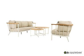 Apple Bee Condor loungeset Oyster 4-delig |