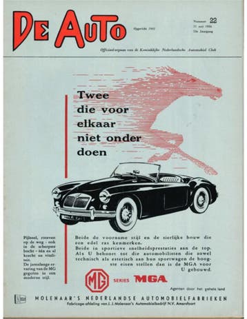1956 DE AUTO MAGAZINE 22 NEDERLANDS, Nieuw