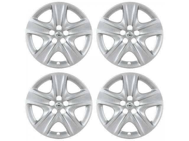 4x ORIGINELE GM Opel Wielkap Wielkap ZILVER 17 Inch ASTRA J, Auto-onderdelen, Banden en Velgen, Ophalen of Verzenden