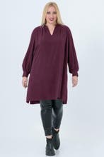 Tuniek Mat fashion pofmouwen maat 44, Verzenden