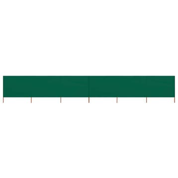 vidaXL Windscherm 6-panelen 800x120 cm stof groen, Verzenden