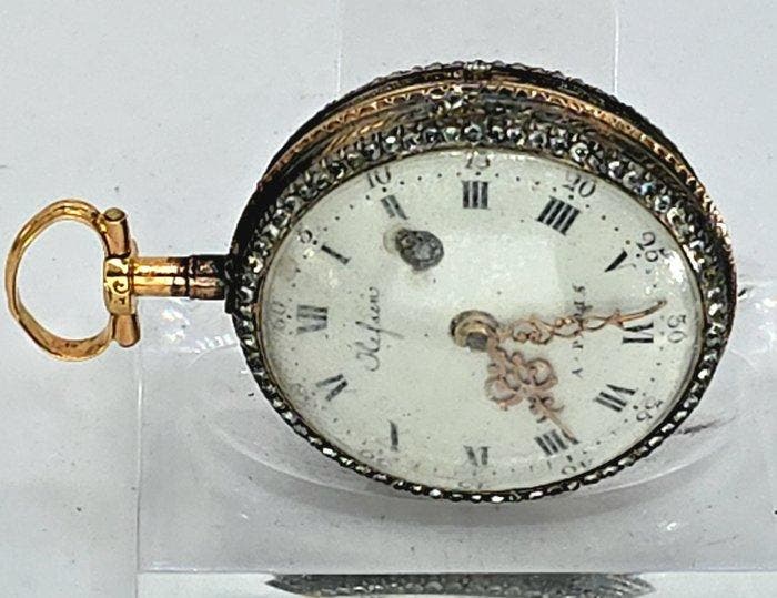 Hessen Paris - 18K Gold kleine Prunkspindeluhr - Adelshaus -, Handtassen en Accessoires, Horloges | Heren