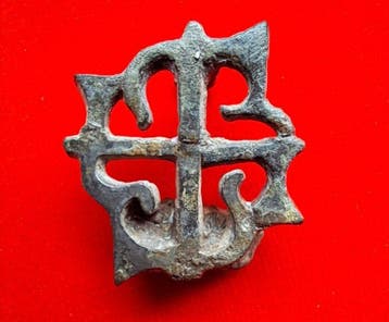 Oud-Romeins Brons Fibula (Zonder minimumprijs)