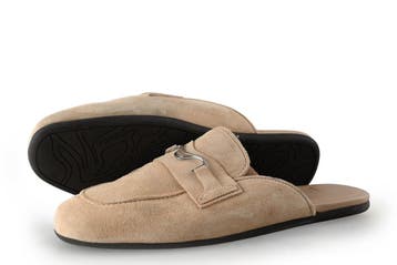 Nubikk Muiltjes in maat 42 Beige, Kleding | Dames, Nubikk, Verzenden, Beige, Zo goed als nieuw