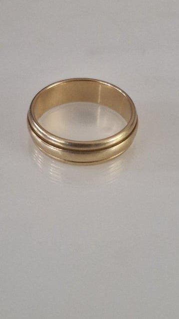 Bague - 14 carats Or jaune, Handtassen en Accessoires, Ringen, Nieuw