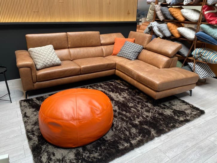 XXL 5000m2 UITVERKOOP zetels + hoeksalons ECHT LEDER en stof, Maison & Meubles, Canapés | Salons