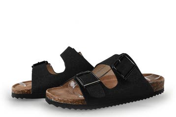 Colors of California Slippers in maat 38 Zwart, Kleding | Dames, Schoenen, Slippers, Verzenden, Zwart, Zo goed als nieuw
