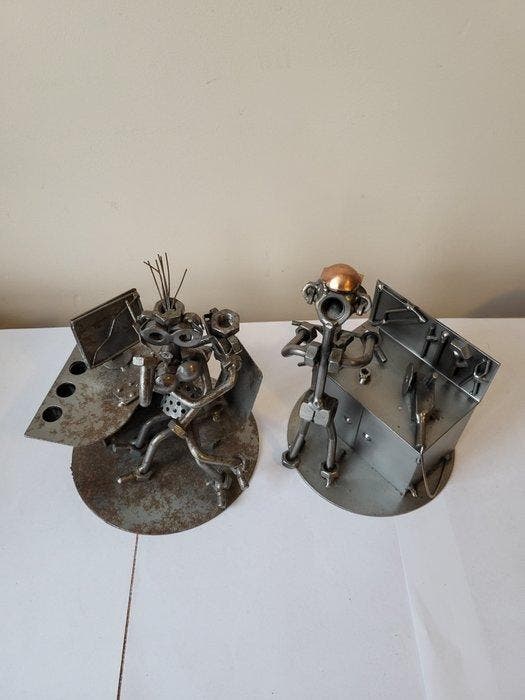 Hinz & Kunst - Günter Scholz - sculptuur, Technicien Moteur, Antiquités & Art, Curiosités & Brocante