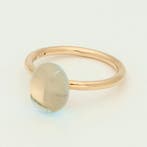Ring - 14 karaat Roségoud - Topaas - Lichtblauw, Nieuw