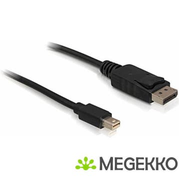 Delock 82699 Kabel Mini DisplayPort 1.2 male > DisplayPort, Verzenden, Nieuw