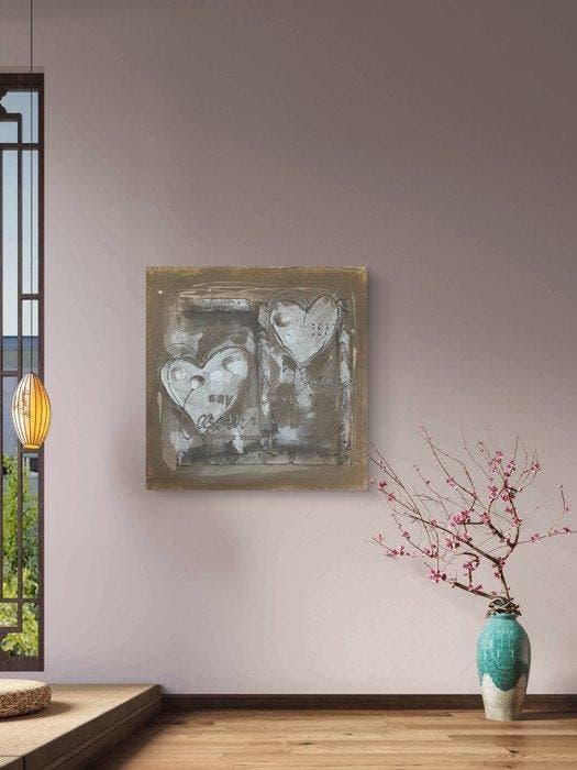 LeeJaimy - The Weight of Love, Antiquités & Art, Art | Peinture | Moderne