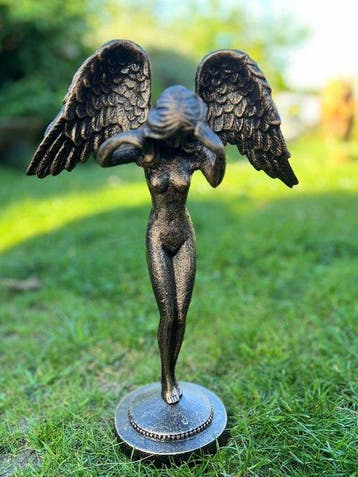 Decoratief ornament - Europa - Engel Beeld van Gietijzer