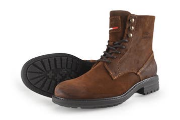 Pantofola dOro Veterboots in maat 42 Bruin, Bruin, Verzenden, Boots, Zo goed als nieuw