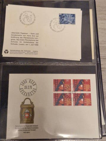 Zwitserland 1968/1978 - Zwitserland - Verzameling FDCs &, Gestempeld