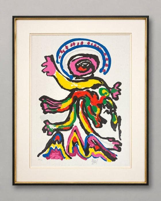 Karel Appel (1921-2006) - Tantrika II, Antiquités & Art, Antiquités | Autres Antiquités