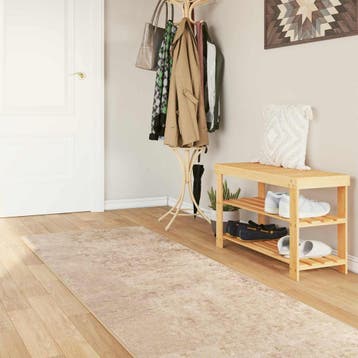 vidaXL Tapijt Runner MARSA Beige 80 x 450 cm Polyester en, Verzenden