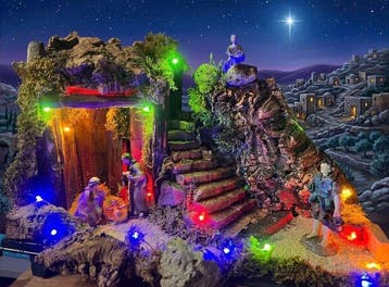 Kerststal - Hout