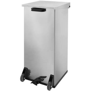 Pedaalemmer | CARRO | RVS | 110L | Klapdeksel | HACCP |, Verzenden, Nieuw in verpakking