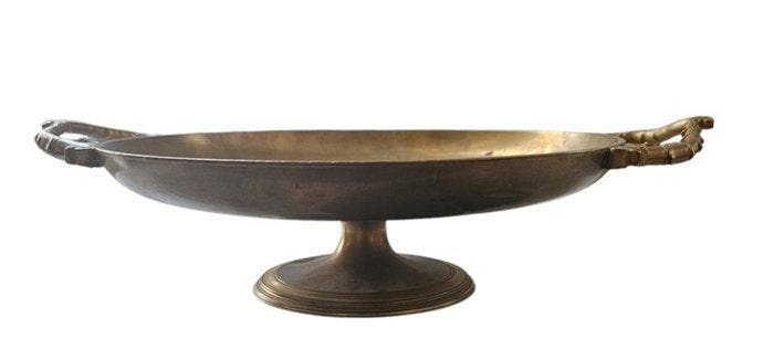 F. Levillain - sculptuur, Coupe en bronze antique - 8 cm -, Antiquités & Art, Curiosités & Brocante