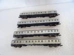 Fleischmann N - Treinset (3) - 4 regionaalvervoersrijtuigen, Nieuw