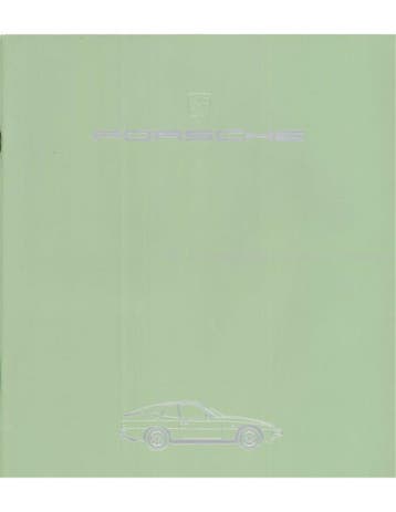 1984 PORSCHE 924 BROCHURE DUITS