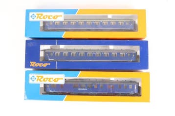 Roco H0 - 44291/44296/44385 - Modeltrein personenwagen (3) -, Nieuw
