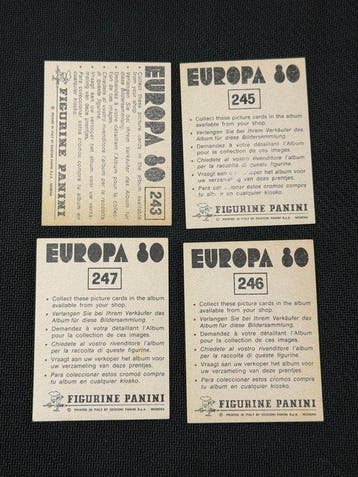 1980 Panini Europa 80 Team Scotland Sticker - Presque, Collections