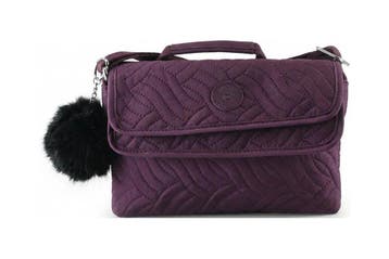 Kipling Schoudertas Paars, Verzenden, Zo goed als nieuw, Paars