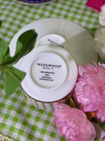 Wedgwood - Koffieservies - Renaissance Gold Bone China Cup