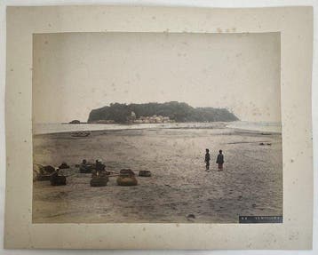 Anonymous - Japan: Two (2) photos: Yenoshima and Kaminari in, Antiek en Kunst