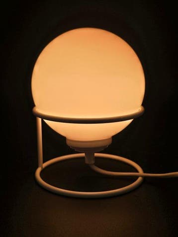 Woja - Lamp - Klein bol lampje - Metaal, Glas