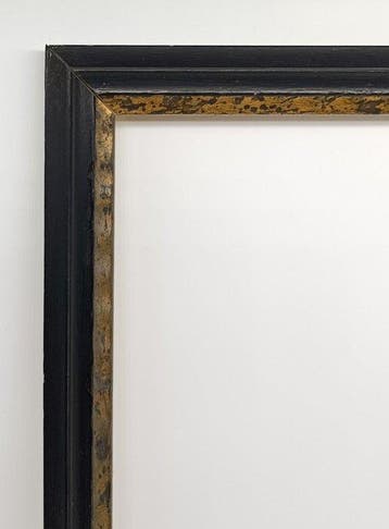 Lijst - Bladgoud, zwart eboniseerd