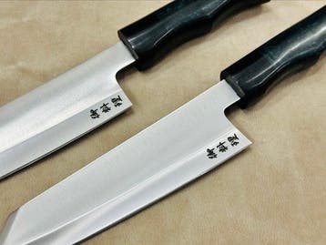 Bunka & Deba - Keukenmes - Chefs knife - Professionele, Antiquités & Art, Antiquités | Ustensiles de cuisine