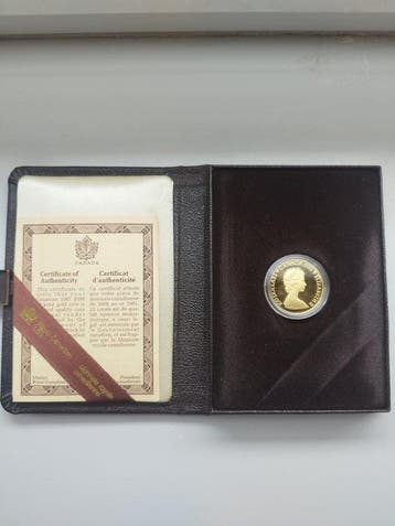Canada. 100 Dollars 1981 Elizabeth II. Proof (.916)