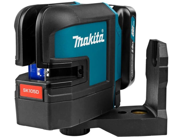 Makita SK105DZ - Kruislijnlaser - Zelfnivellerend - Rood, Doe-het-zelf en Bouw, Meetapparatuur, Zo goed als nieuw, Verzenden
