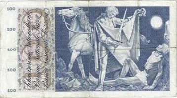 Suisse Schweiz Pick 48 c 100 Franken 08/03/1963 Ss, Verzenden, België