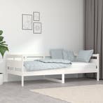 vidaXL Slaapbank massief grenenhout wit 90x200 cm, Verzenden, Nieuw