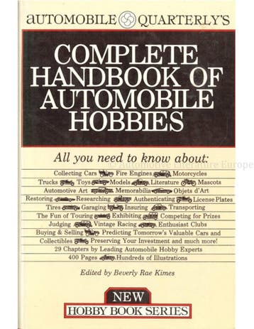 AUTOMOBILE QUARTERLYS COMPLETE HANDBOOK OF AUTOMOBILE, Nieuw