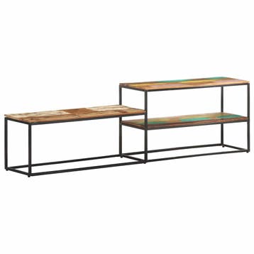 vidaXL Tv-meubel 180x30x50 cm massief gerecycled hout, Verzenden