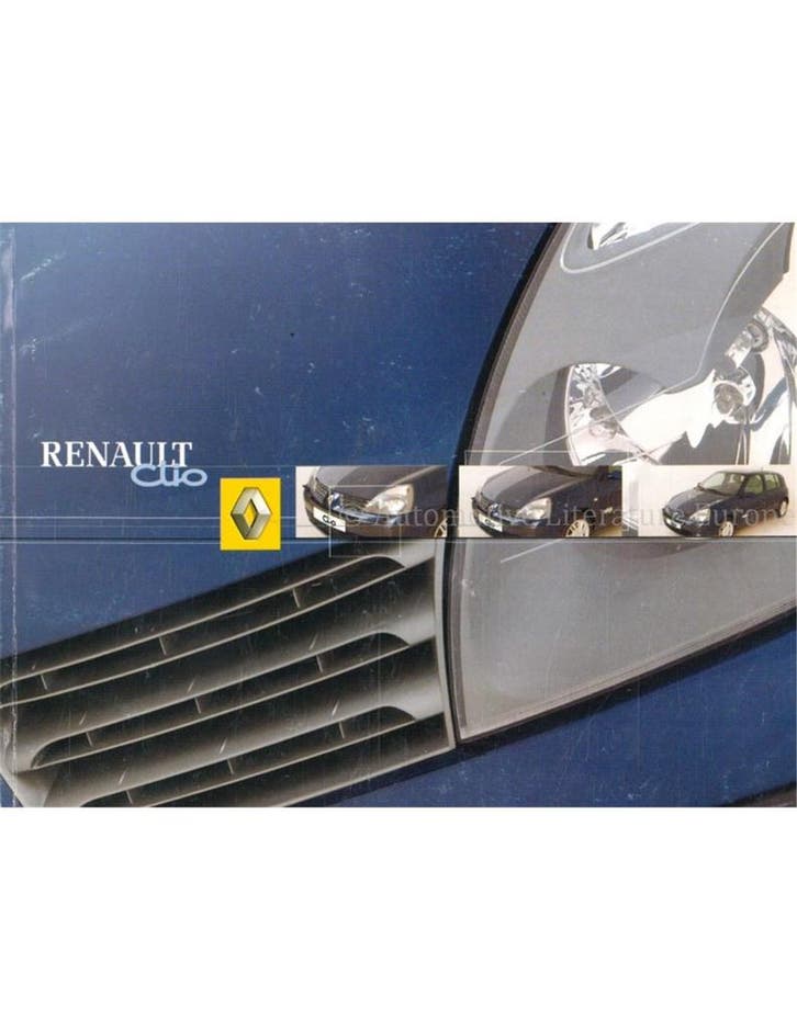 2004 RENAULT CLIO INSTRUCTIEBOEKJE NEDERLANDS, Autos : Divers, Modes d'emploi & Notices d'utilisation