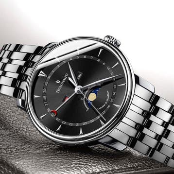 Tecnotempo - Calendar & Moon Phase - 40mm - - TT.CMPA.B -, Nieuw