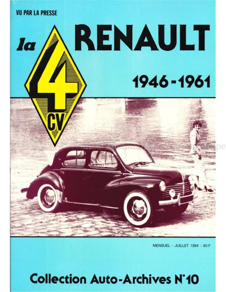 VU PAR LA PRESSE: LA RENAULT 4 CV 1946-1961 (COLLECTION AU.., Livres, Autos | Livres, Enlèvement ou Envoi