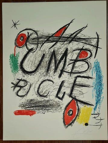 Joan Miro (1893-1983) - Umbracle. 1973