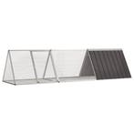 vidaXL Konijnenkooi Antraciet 302,5x80,5x71 cm, Dieren en Toebehoren, Verzenden, Nieuw