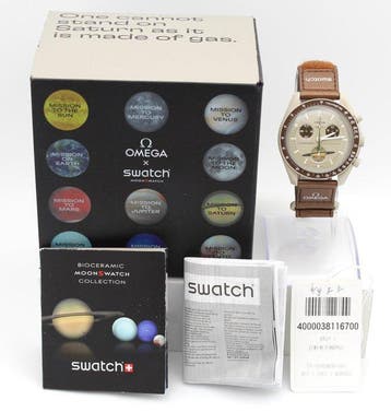 Omega x Swatch - Speedmaster MoonSwatch Mission to Saturn -, Nieuw
