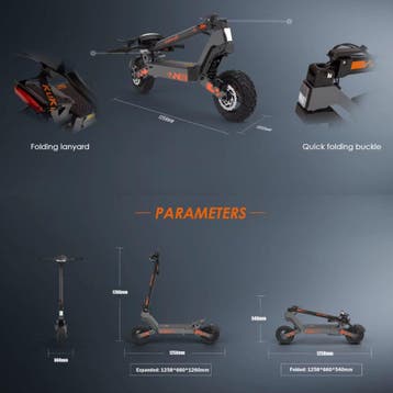 G4 Vouwbare Elektrische Scooter - Off-Road Smart E Step -, Verzenden, Nieuw, KuKirin