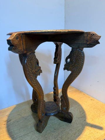 Bijzettafel - Antieke Anglo-Indische / Birmese bijzettafel