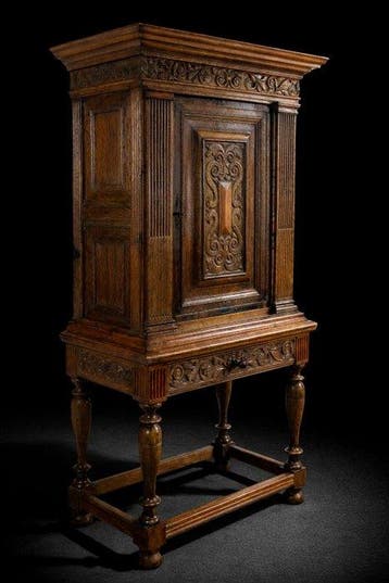 Kabinet - Tafelkabinet - eikenhout